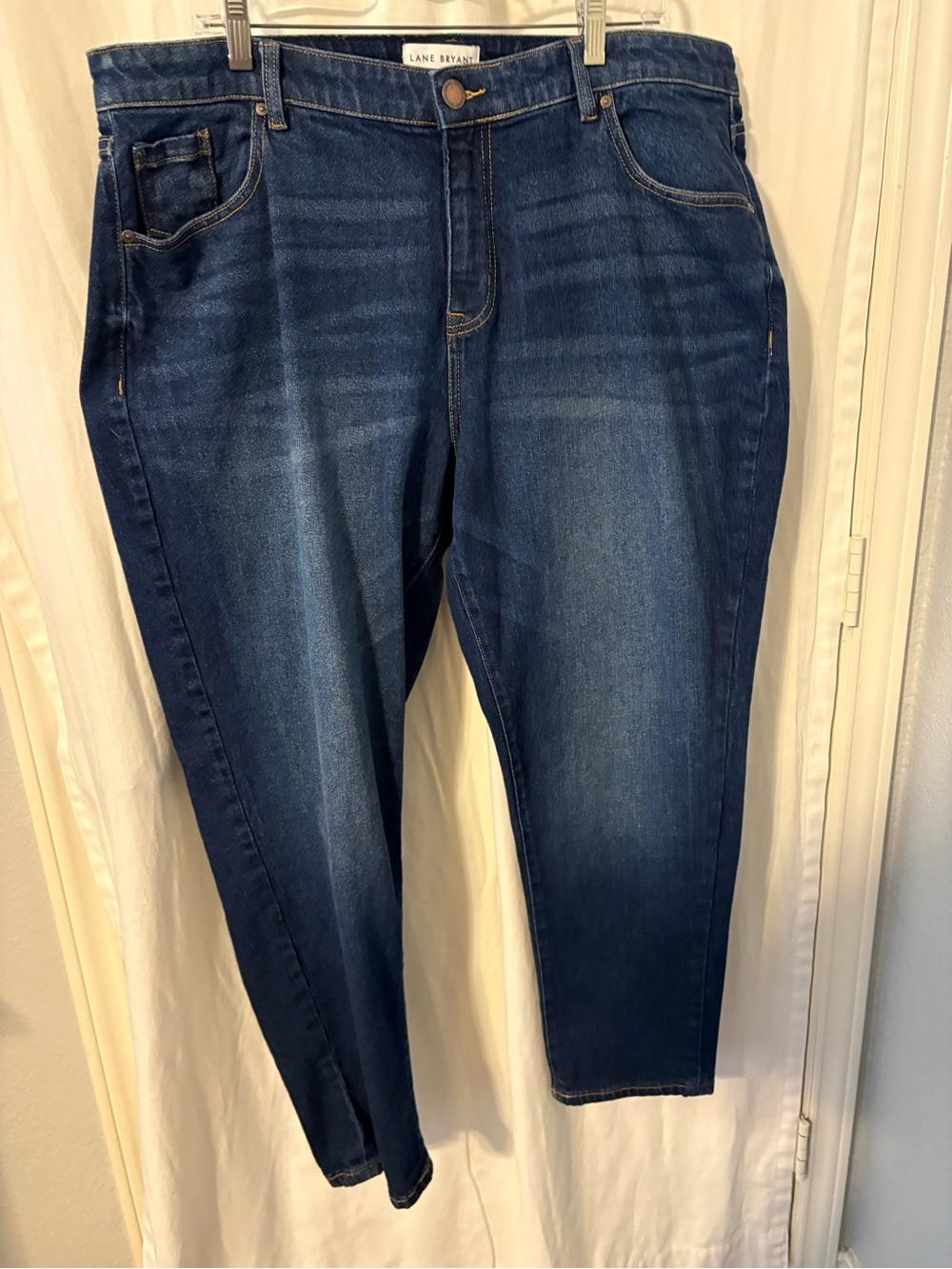 Lane Bryant Men's Deep Blue Slim Straight Jeans